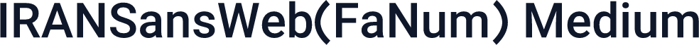 IRANSansWeb(FaNum) Medium