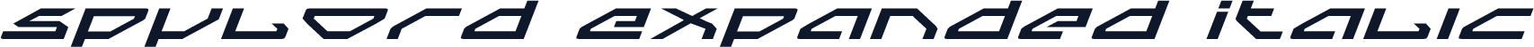 Spylord Expanded Italic