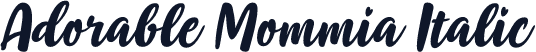 Adorable Mommia Italic