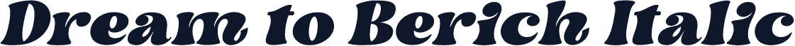 Dream to Berich Italic