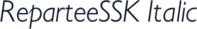 ReparteeSSK Italic