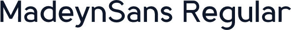 MadeynSans Regular