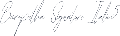 Baropetha Signature_Italic5