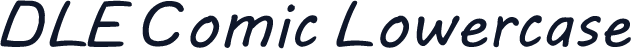 DLE Comic Lowercase