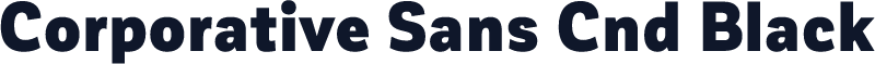 Corporative Sans Cnd Black