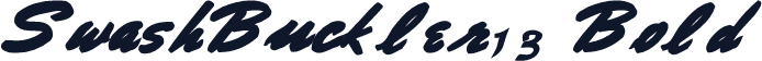 SwashBuckler13 Bold