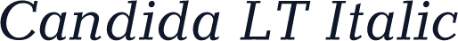 Candida LT Italic