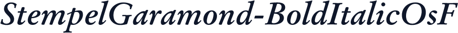 StempelGaramond-BoldItalicOsF