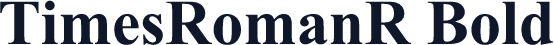 TimesRomanR Bold