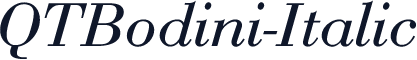 QTBodini-Italic