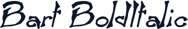 Bart BoldItalic
