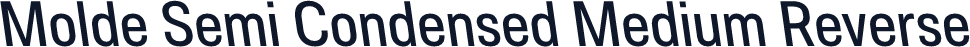 Molde Semi Condensed Medium Reverse