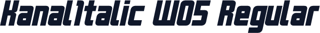 KanalItalic W05 Regular