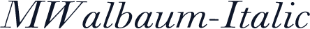MWalbaum-Italic