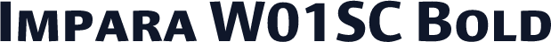 Impara W01SC Bold