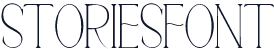 STORIESFONT