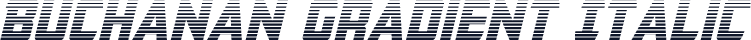 Buchanan Gradient Italic
