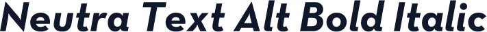 Neutra Text Alt Bold Italic