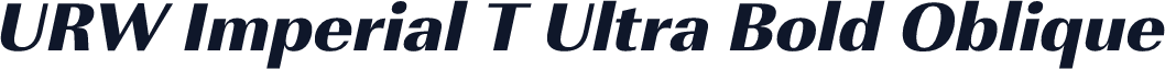URW Imperial T Ultra Bold Oblique