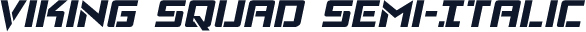 Viking Squad Semi-Italic