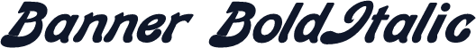Banner BoldItalic