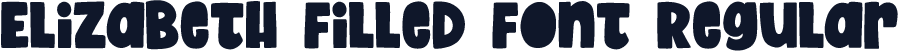 Elizabeth Filled Font Regular