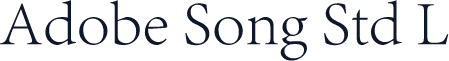 Adobe Song Std L