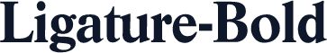 Ligature-Bold
