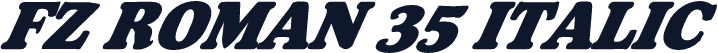 FZ ROMAN 35 ITALIC