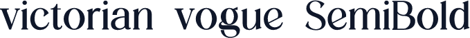 victorian vogue SemiBold