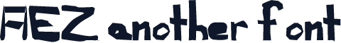 AEZ another font