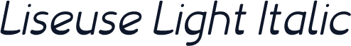 Liseuse Light Italic