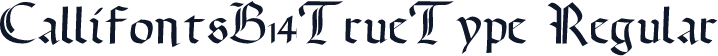 CallifontsB14TrueType Regular