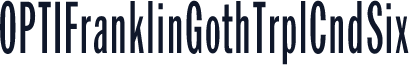 OPTIFranklinGothTrplCndSix