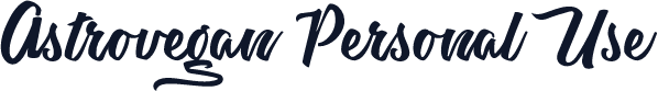 Astrovegan Personal Use