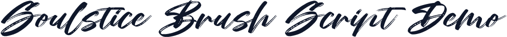 Soulstice Brush Script Demo