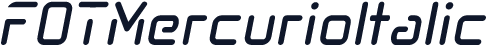 FOTMercurioItalic