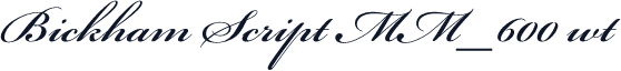 Bickham Script MM_600 wt