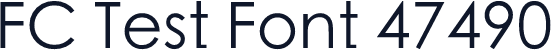 FC Test Font 47490