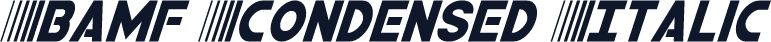 Bamf Condensed Italic