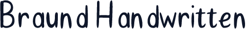 Braund Handwritten