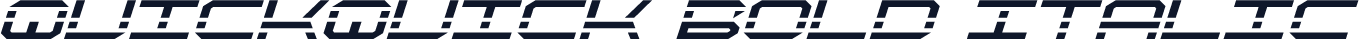 QuickQuick Bold Italic
