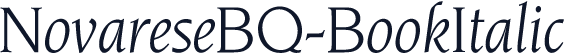 NovareseBQ-BookItalic