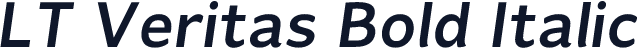 LT Veritas Bold Italic