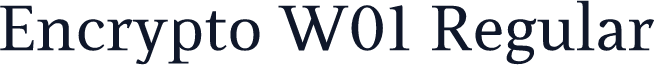 Encrypto W01 Regular