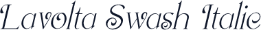 Lavolta Swash Italic
