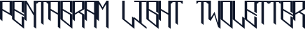 Pentagram Light TwoLetter
