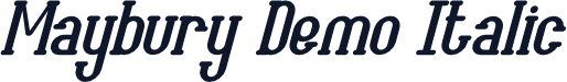 Maybury Demo Italic