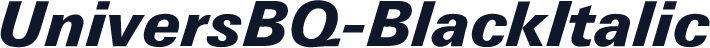 UniversBQ-BlackItalic