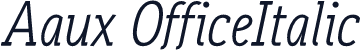 Aaux OfficeItalic